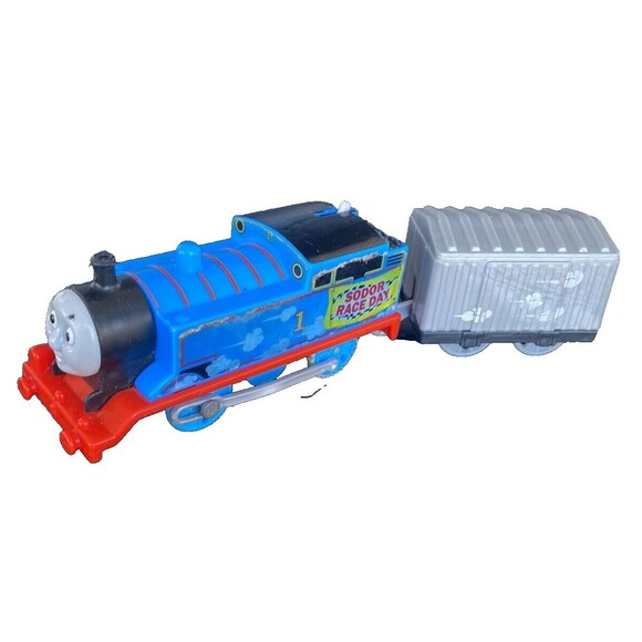 THOMAS & Friends TrackMaster Motorized Train Sodor Race Day Cargo 2013 Vintage - Picture 7 of 11